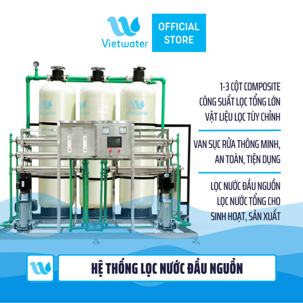 Hệ thống lọc nước công nghiệp 3000LPH – dây chuyền lọc nước tinh khiết RO 3000l/h