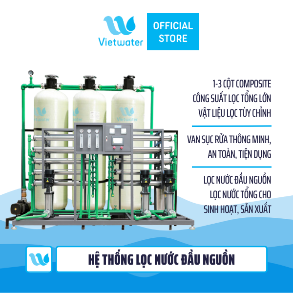 Hệ thống lọc nước công nghiệp 5000LPH – dây chuyền lọc nước tinh khiết RO 5000l/h