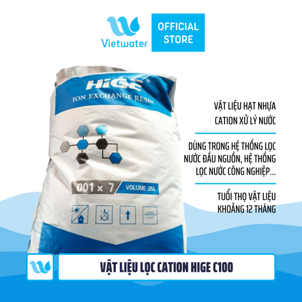 Hạt nhựa trao đổi ion Cation HiGe C100