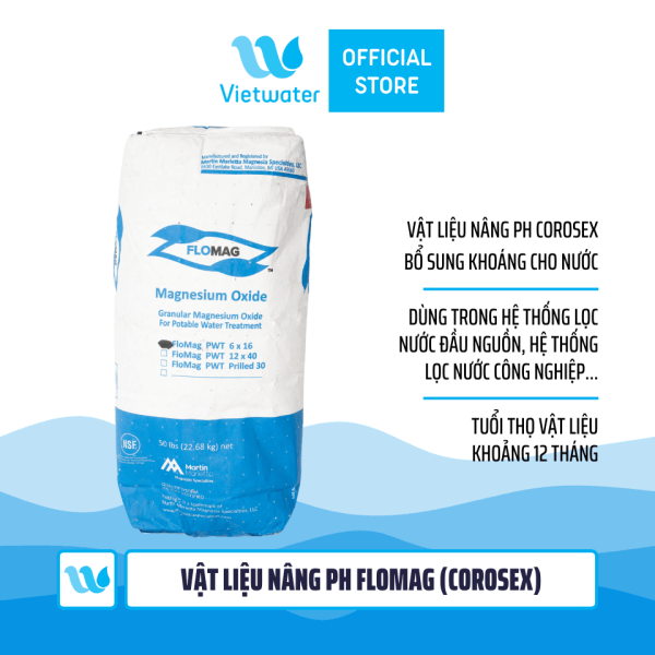 Flomag Corosex – vật liệu nâng pH