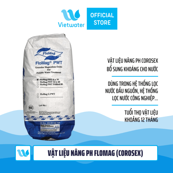 Flomag Corosex – vật liệu nâng pH