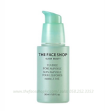  Serum se khít lỗ chân lông The Face Shop Clean Beauty Tea Tree Pore Ampoule 30ml 