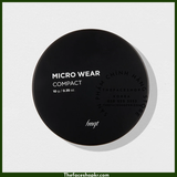  Phấn phủ dạng nén hạt siêu mịn làm sáng nâng tông hiệu chỉnh da THEFACESHOP Micro Wear Compact 10g 