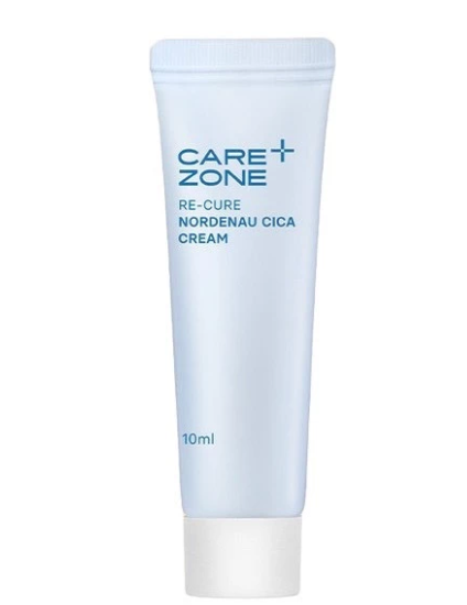 Kem Dưỡng Ẩm Phục Hồi CAREZONE Re-cure Nordenau Cica Cream Tuýp mini 10ml
