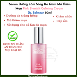  Serum Dưỡng Cho Da Mụn Làm Sáng Khỏe Ẩm Mịn Dịu Da Mờ Vết Thâm THE FACE SHOP Dr Belmeur Pink Blemish CALMING CREAM 50ml 