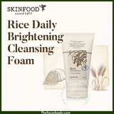  Sữa rửa mặt làm sạch da chiết xuất gạo SKINFOOD RICE DAILY CLEANSING FOAM 150ml 