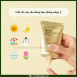  Kem chống nắng lâu trôi THEFACESHOP NATURAL SUN ECO POWER LONG LASTING SUN CREAM SPF50+ PA+++ 