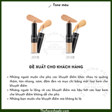  Kem che khuyết điểm 2 đầu THEFACESHOP Concealer Dual Veil 