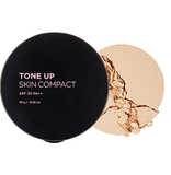  Phấn phủ che khuyết điểm nâng tông da sáng mịn tươi tắn The Face Shop Tone Up Skin Compact 10g chống nắng SPF30 PA++ 