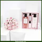  Bộ Sữa Tắm Và Sữa Dưỡng Thể Hương Nước Hoa Hồng Lưu Hương Lâu THEFACESHOP PERFUME SEED SPECIAL BODY SET (4pcs) 