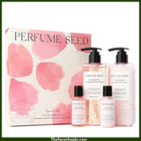  Bộ Sữa Tắm Và Sữa Dưỡng Thể Hương Nước Hoa Hồng Lưu Hương Lâu THEFACESHOP PERFUME SEED SPECIAL BODY SET (4pcs) 