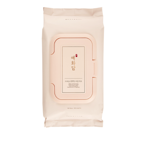 Khăn ướt tẩy trang Đông Y Yehwadam Deep Moisturizing Cleansing Oil Wipes 50 miếng