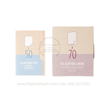  Giấy thấm hút dầu THEFACESHOP OIL BLOTTING LINENS 