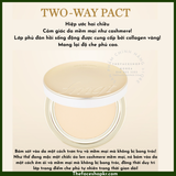  Lõi phấn phủ trang điểm nâng tone kiềm dầu Thefaceshop Gold Collagen Ampoule Two Way Pact refill 