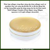  Lõi phấn phủ trang điểm nâng tone kiềm dầu Thefaceshop Gold Collagen Ampoule Two Way Pact refill 