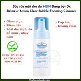  Sữa Rửa Mặt Trị Mụn Dạng Bọt TheFaceShop Dr Belmeur Amino Clear Bubble Foaming Cleanser 150ml 