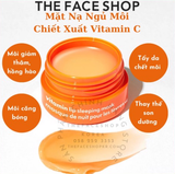  Mặt nạ ngủ cho môi Cấp ẩm mềm môi Cung cấp dưỡng chất Cải thiện môi thâm THE FACE SHOP vitamin lip sleeping mask 14g 