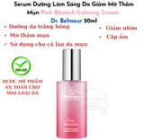  Serum Dưỡng Cho Da Mụn Làm Sáng Khỏe Ẩm Mịn Dịu Da Mờ Vết Thâm THE FACE SHOP Dr Belmeur Pink Blemish CALMING CREAM 50ml 