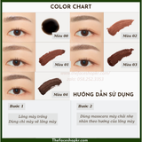  Mascara Chân Mày Lâu Trôi Thuần Chay Kháng Nước Vegan INK BROW LONGWEAR CARA 5.5G 