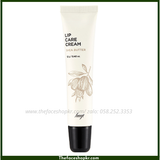  Son dưỡng môi làm mềm môi THEFACESHOP LIP CARE CREAM SHE BUTTER 12g 