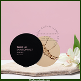  Phấn phủ che khuyết điểm nâng tông da sáng mịn tươi tắn The Face Shop Tone Up Skin Compact 10g chống nắng SPF30 PA++ 