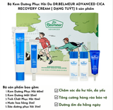  Bộ Kem Dưỡng Phục Hồi Da DR.BELMEUR ADVANCED CICA RECOVERY CREAM 60ml tặng kèm kem mắt, toner sữa dưỡng, serum 