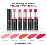  Son môi dưỡng ẩm tự nhiên THEFACESHOP TINT GLOW 4.3g 