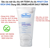  Sữa rửa mặt dịu nhẹ THEFACESHOP DR.BELMEUR DAILY REPAIR FOAM CLEANSER 150ml 