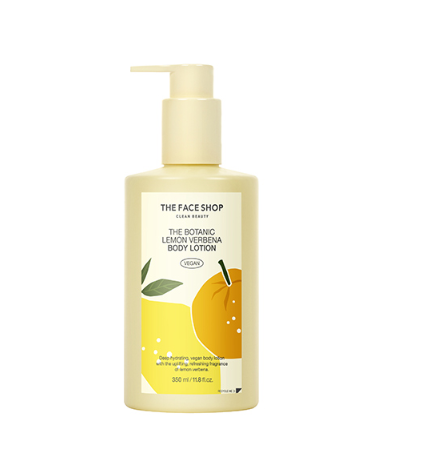 Sữa dưỡng thể Cấp ẩm dưỡng Sáng khỏe da THE FACE SHOP Clean Beauty THE BOTANIC LEMON VERBENA BODY LOTION Hàn Quốc