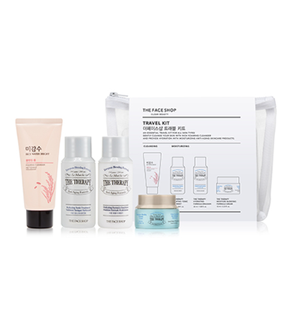 Bộ sản phẩm du lịch chăm sóc da nhỏ gọn tiện lợi Mini Travel Kit THE FACE SHOP 5pcs