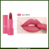  Son Lì Mềm Mịn Môi THE FACE SHOP Rouge Powder Matte Mẫu Mới 3.2g 