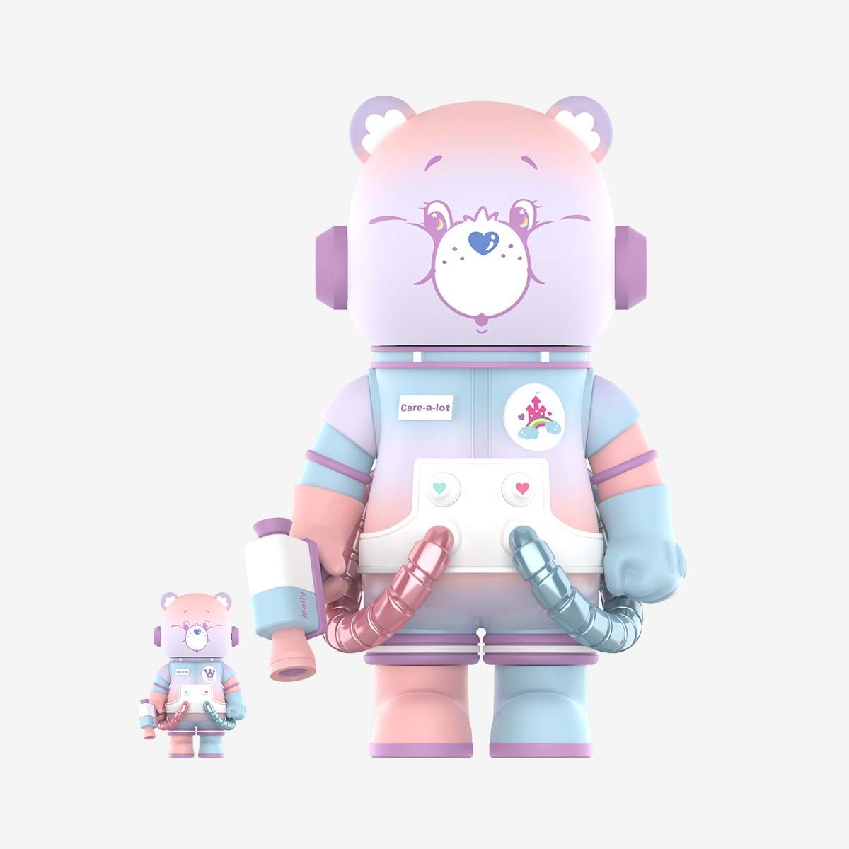 Popmart Mega Space Molly Care A Lot Bear 400% & 100% Đồ Chơi Mô Hình Cao Cấp