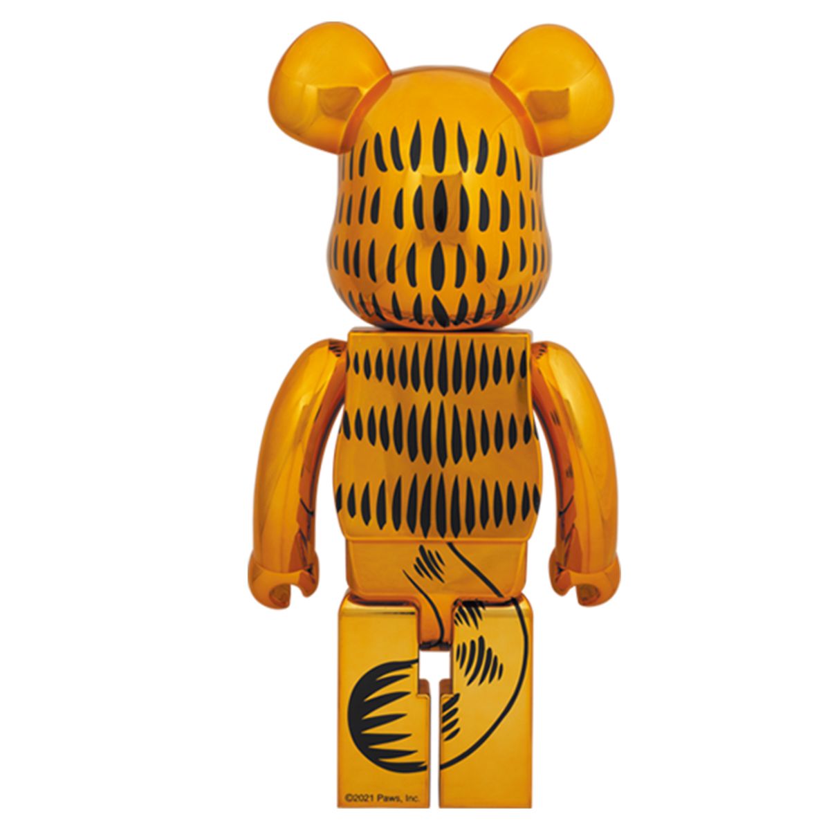 Bearbrick Garfield Size 1000% Đồ Chơi Mô Hình Cao Cấp Phiên Bản Gold Chrome Chính Hãng