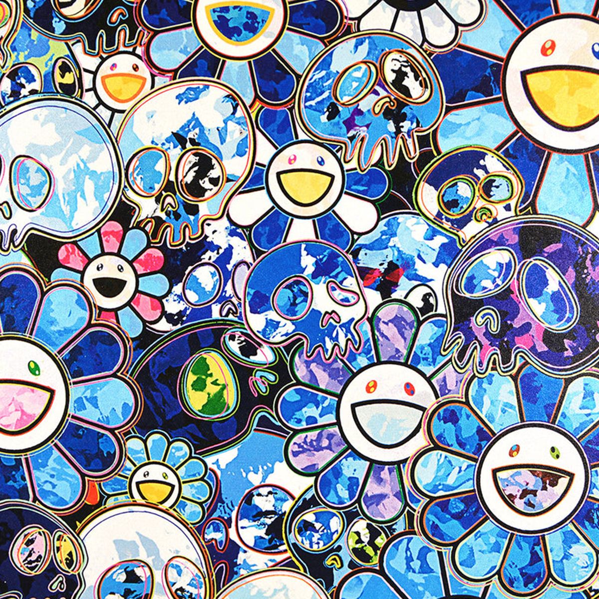 Takashi Murakami Zero One (32/300) Tranh Nghệ Thuật