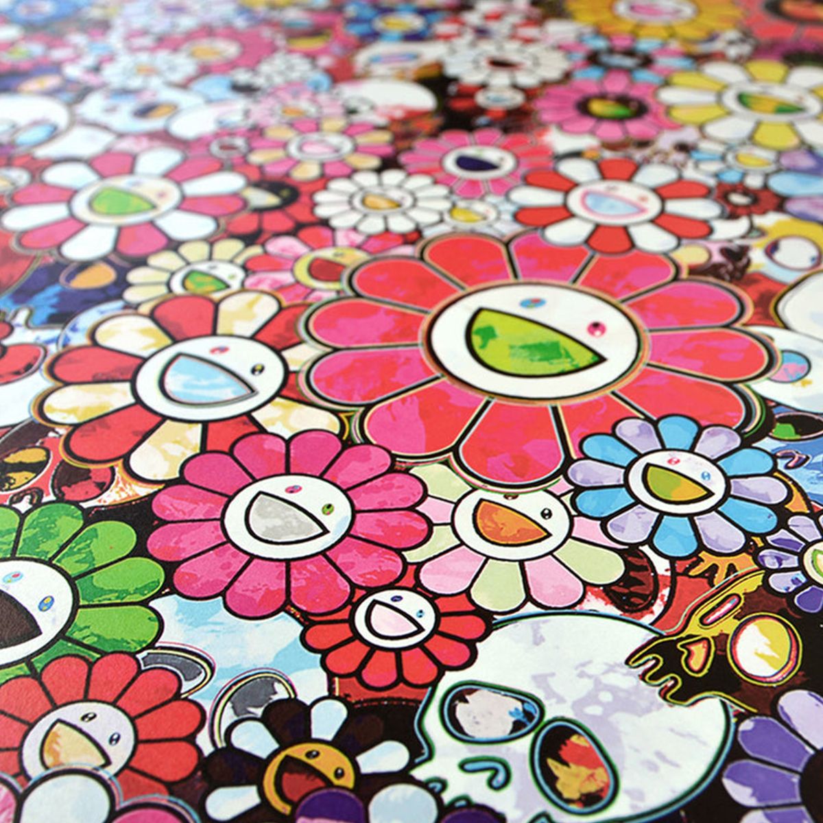 Takashi Murakami Dazzling Circus Embrace Peace Darkness Within Thy Heart 2016 Tranh Nghệ Thuật