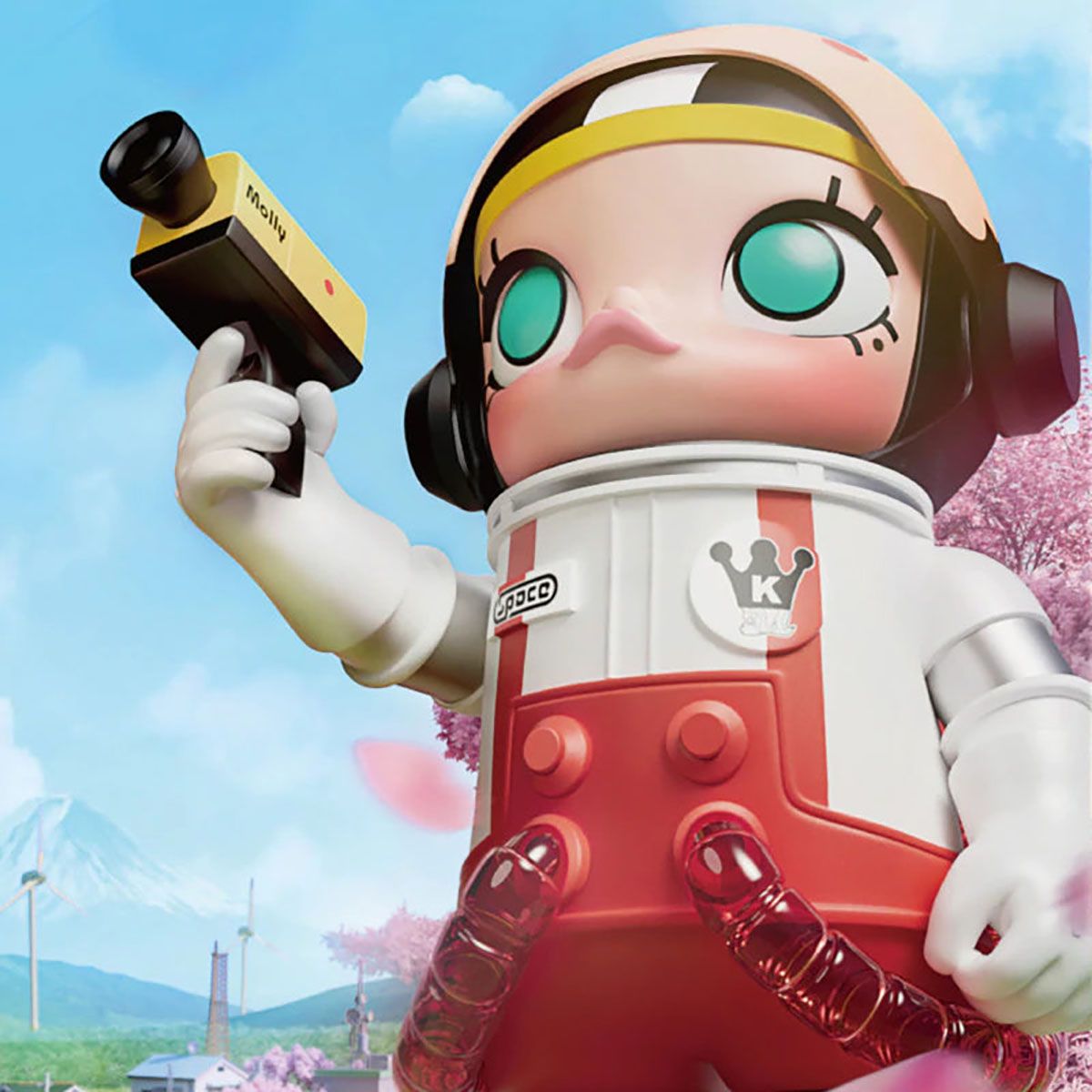 Popmart Mega Space Molly Chibi-Maruko Chan Đồ Chơi Mô Hình Cao Cấp Size 1000% Chính Hãng