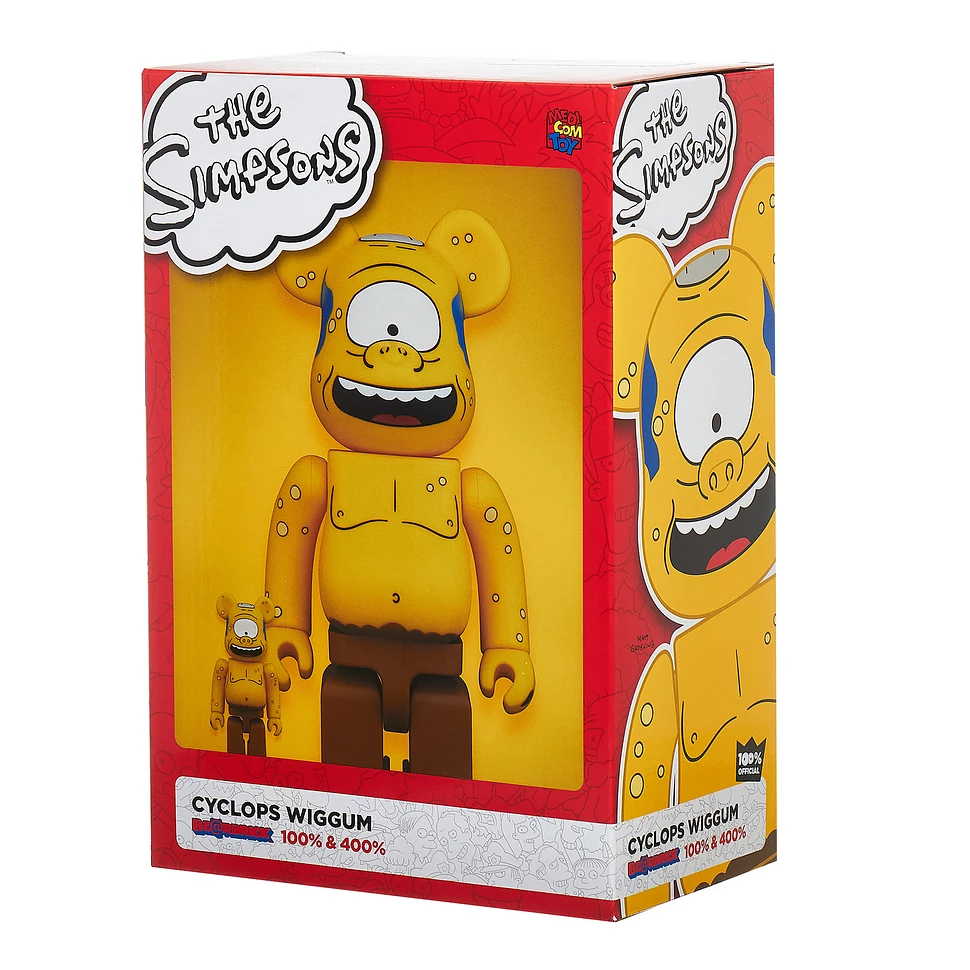 Bearbrick The Simpsons Cyclops 100% & 400% Đồ Chơi Mô Hình Cao Cấp