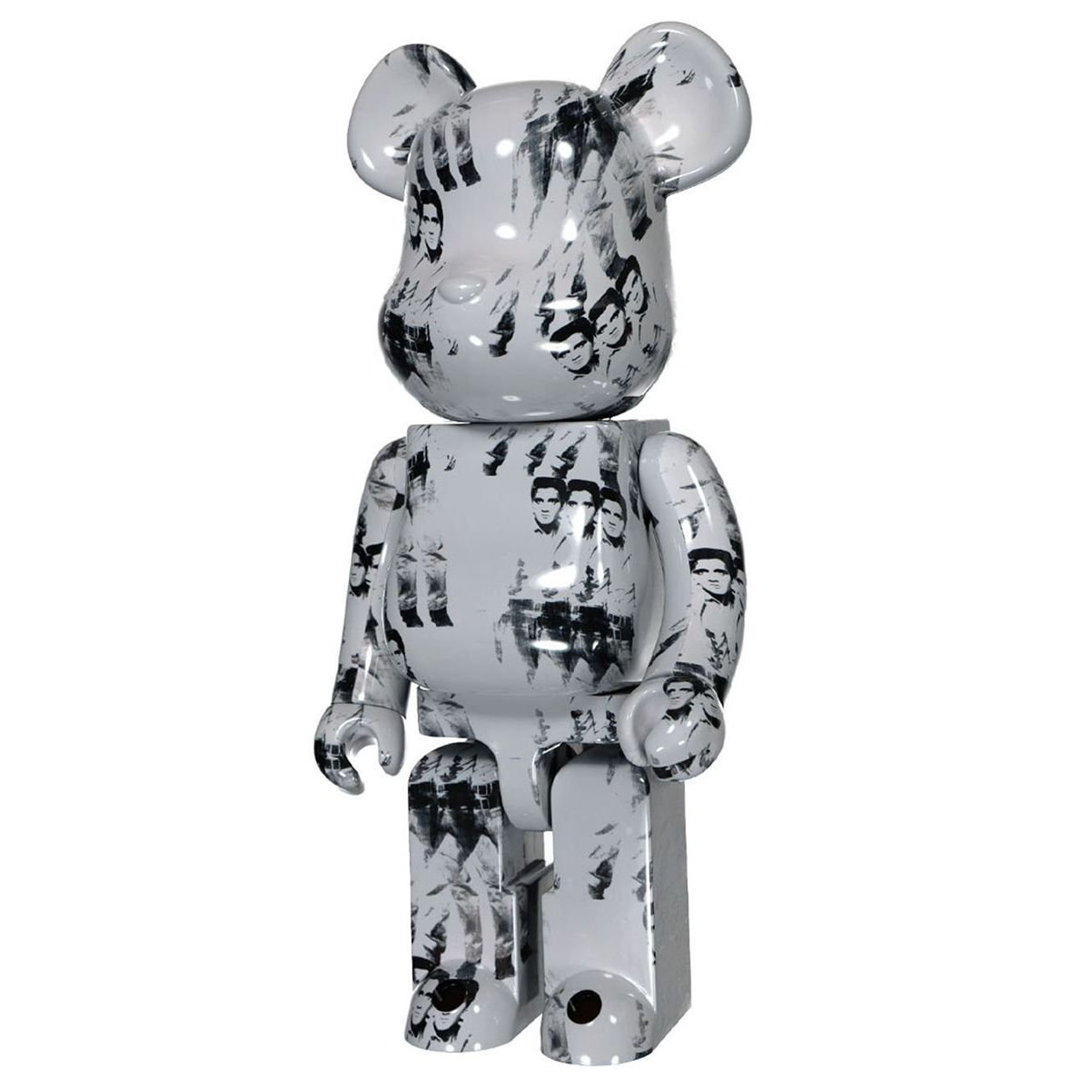 Bearbrick Andy Warhol's Elvis Presley Đồ Chơi Mô Hình Cao Cấp Size 1000% Chính Hãng