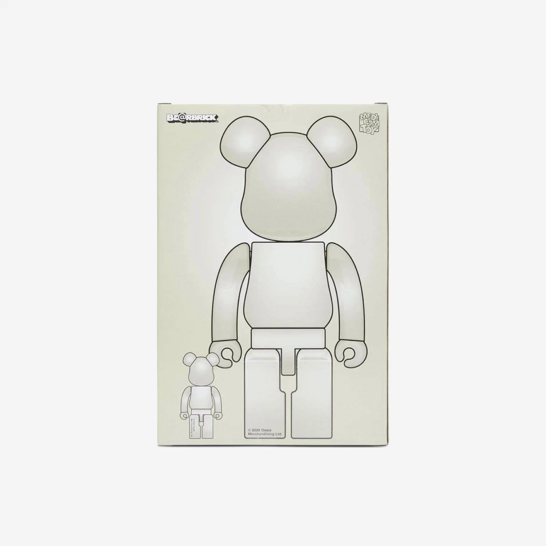 Bearbrick Oasis White Chrome 100% & 400% Đồ Chơi Mô Hình Cao Cấp