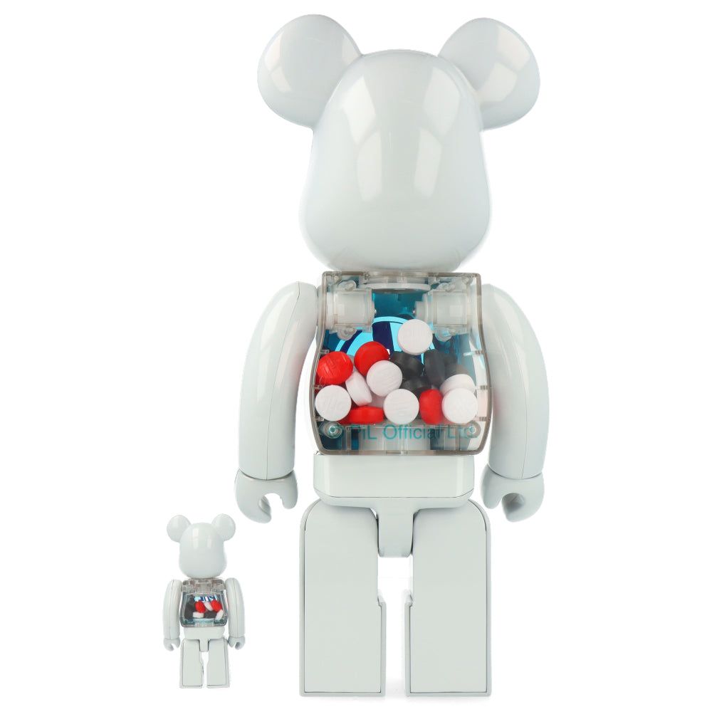 Bearbrick PiL Chrome 100% & 400% Đồ Chơi Mô Hình Cao Cấp