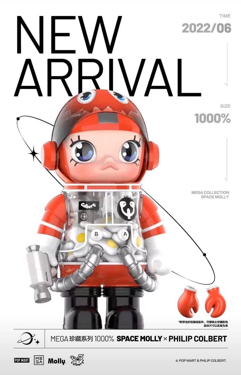 Popmart Mega Space Molly Lobster Đồ Chơi Mô Hình Cao Cấp Size 1000% Chính Hãng