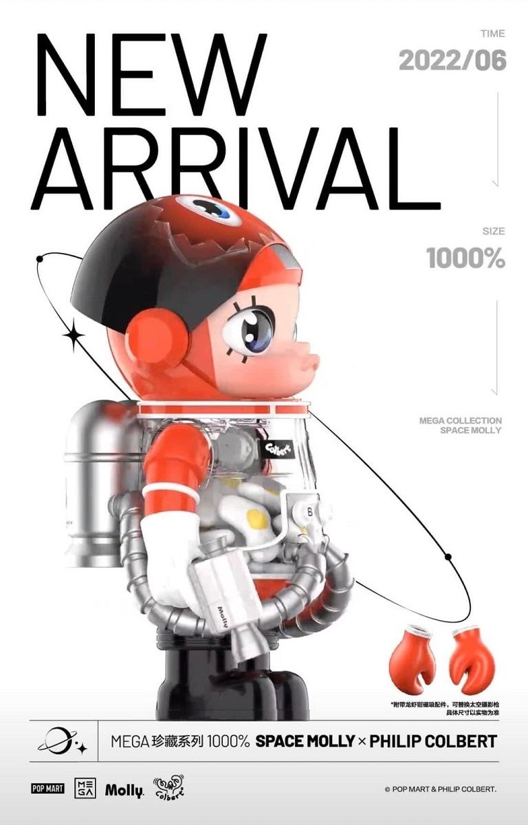 Popmart Mega Space Molly Lobster Đồ Chơi Mô Hình Cao Cấp Size 1000% Chính Hãng
