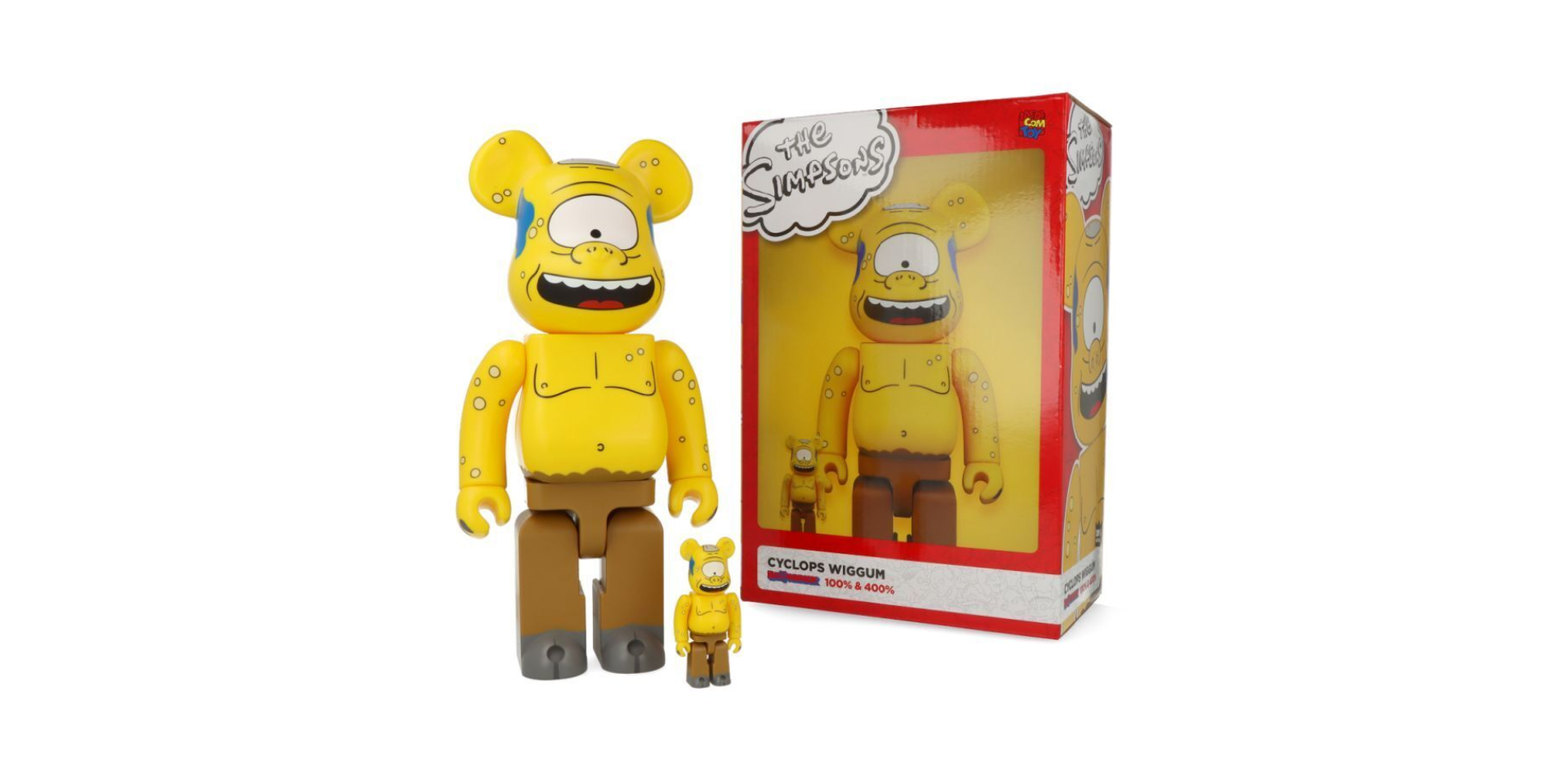 Bearbrick The Simpsons Cyclops 100% & 400% Đồ Chơi Mô Hình Cao Cấp