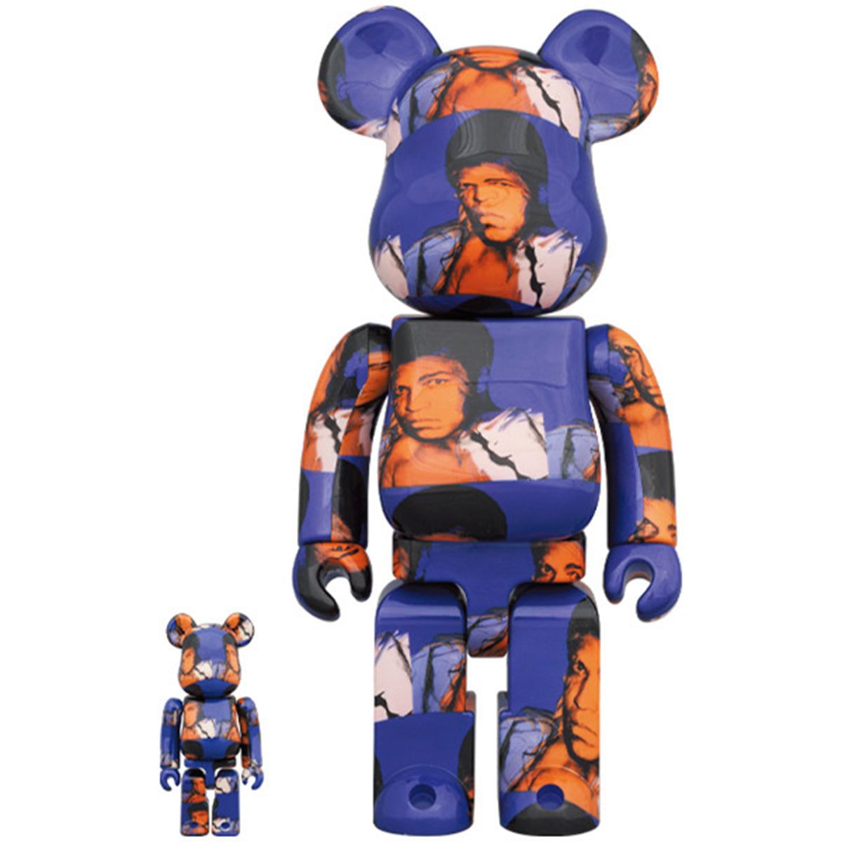 Bearbrick Andy Warhol's Muhammad Ali 100% & 400% Đồ Chơi Mô Hình Cao Cấp