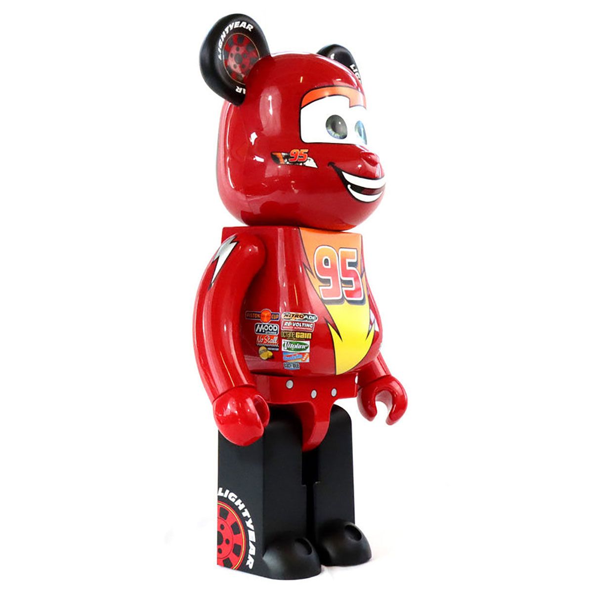Bearbrick LIGHTNING McQUEEN Đồ Chơi Mô Hình Cao Cấp Size 1000% Chính Hãng