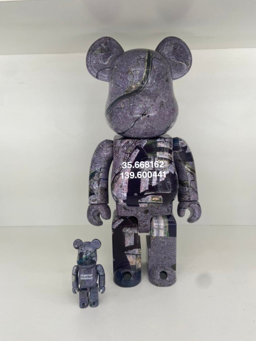 Bearbrick Benjamin Grant Overview Tokyo 100% & 400% Đồ Chơi Mô Hình Cao Cấp