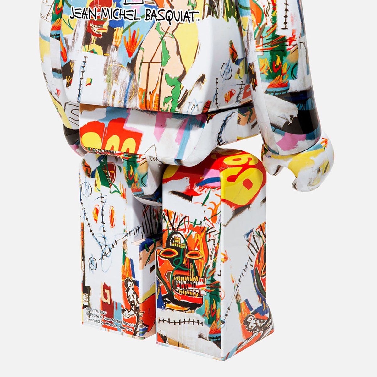 Bearbrick Andy Warhol x JEAN-MICHEL BASQUIAT #4 Đồ Chơi Mô Hình Cao Cấp Size 1000% Chính Hãng