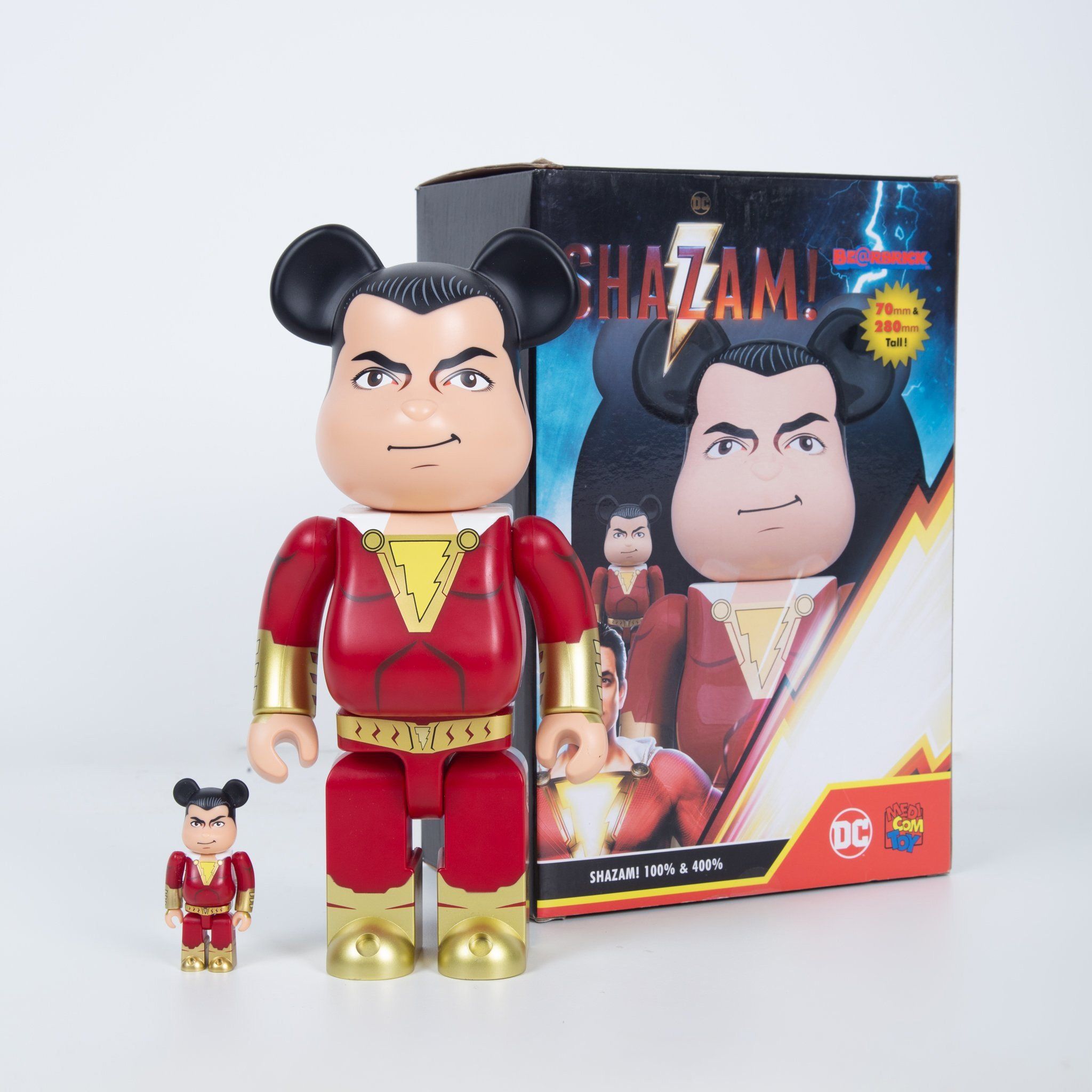 Bearbrick Shazam! 100% & 400% Đồ Chơi Mô Hình Cao Cấp