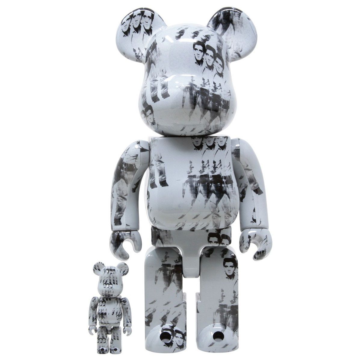 Bearbrick Andy Warhol's Elvis Presley Đồ Chơi Mô Hình Cao Cấp Size 1000% Chính Hãng