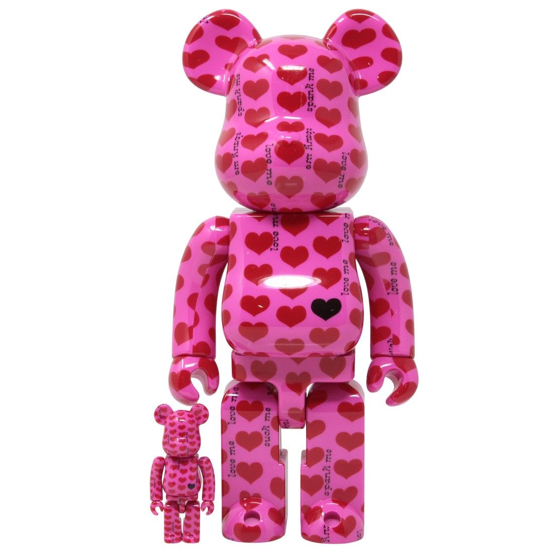 Bearbrick Pink Heart 100% & 400% Đồ Chơi Mô Hình Cao Cấp